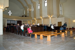 Rozpoczęcie nabożeństw w nowym kościele 2013